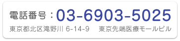 電話番号：03-6903-5025